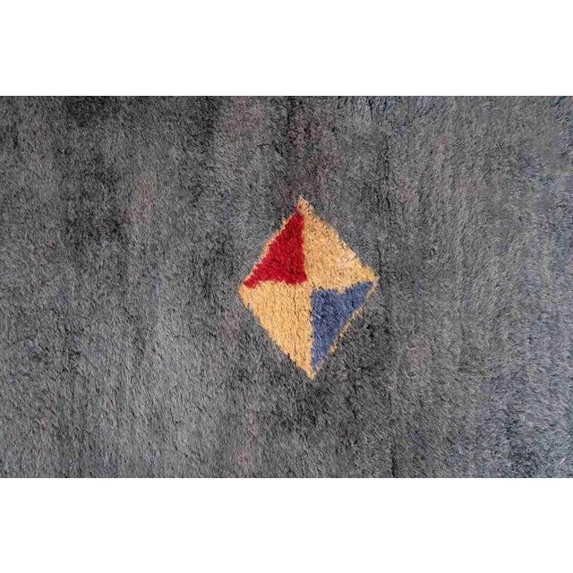 Textile 1970s Handmade Vintage Persian Gabbeh Rug 2.4' X 4.5' For Sale - Image 7 of 10