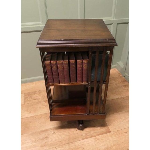 1930s Revolving Library Bookcase, 1930 For Sale - Image 5 of 8