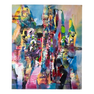 Marián Komáček, Gorilla Kiss (1), 2017, Oil on Canvas For Sale