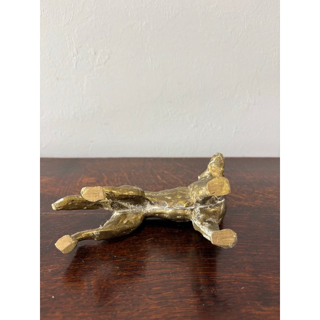 Vintage English Brass Dog For Sale In Naples, FL - Image 6 of 6