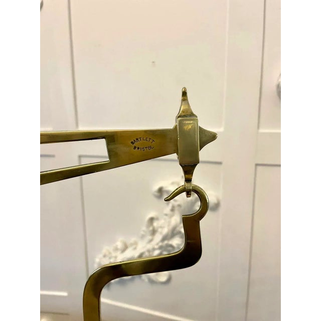 Antique 19th Century Brass Scales, 1880s For Sale - Image 9 of 10