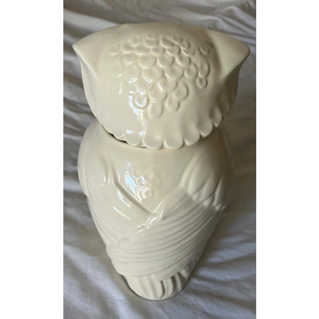 1940s 1940s Pop Art Owl Cookie Jar Attributed to McCoy For Sale - Image 5 of 11