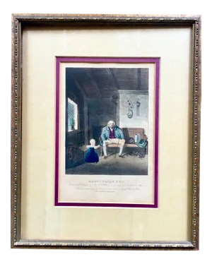 “Grandpapa’s Pet” Original Lithograph 1843