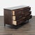 Modern Baronet Maple 6-Drawer Dresser in Dark Wood Finish For Sale - Image 3 of 11