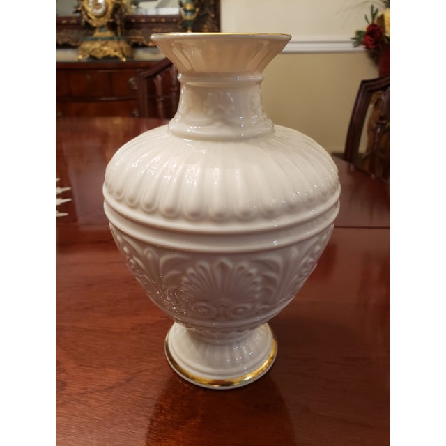 Metal Vintage Lenox Athenian Collection Vase For Sale - Image 7 of 7
