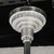 1930s Art Deco Brushed Aluminum & Frosted Glass Chandelier With Fluted Detailing For Sale - Image 9 of 13