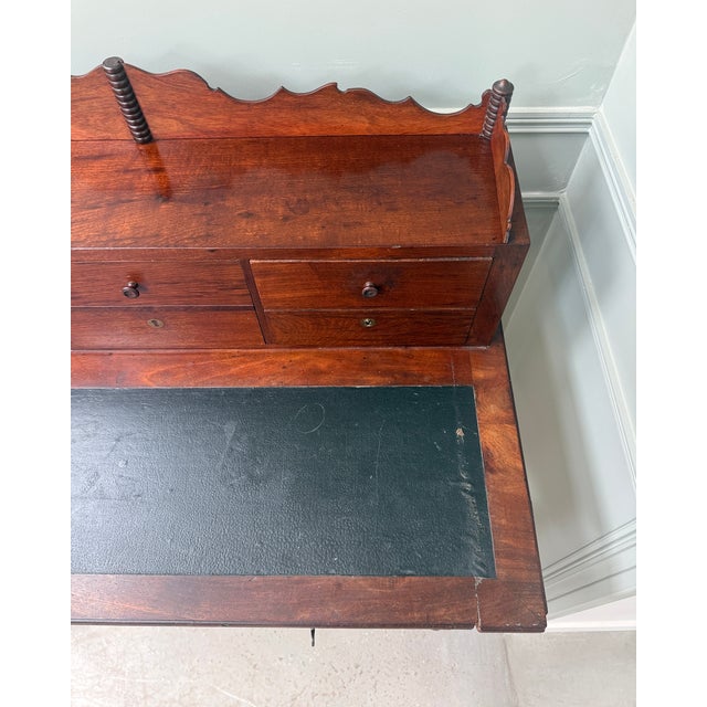 Antique Mahogany Tiered Desk For Sale - Image 13 of 18