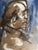 The Portrait is a watercolor Drawing realized by Mino Maccari in the 1960s. Hand-signed on the lower in pencil. Good...