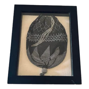 Framed 1920's Beaded Evening Bag