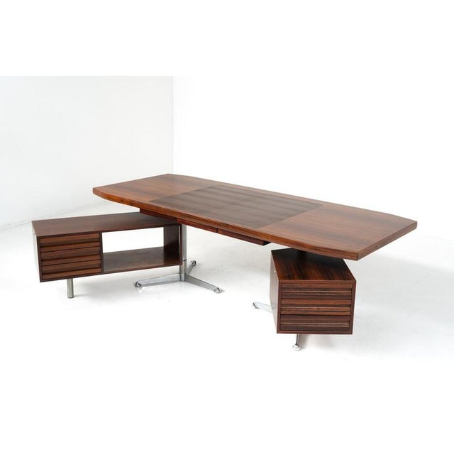 Executive Desk by Osvaldo Borsani for Tecno, Italy, 1960s For Sale - Image 8 of 15
