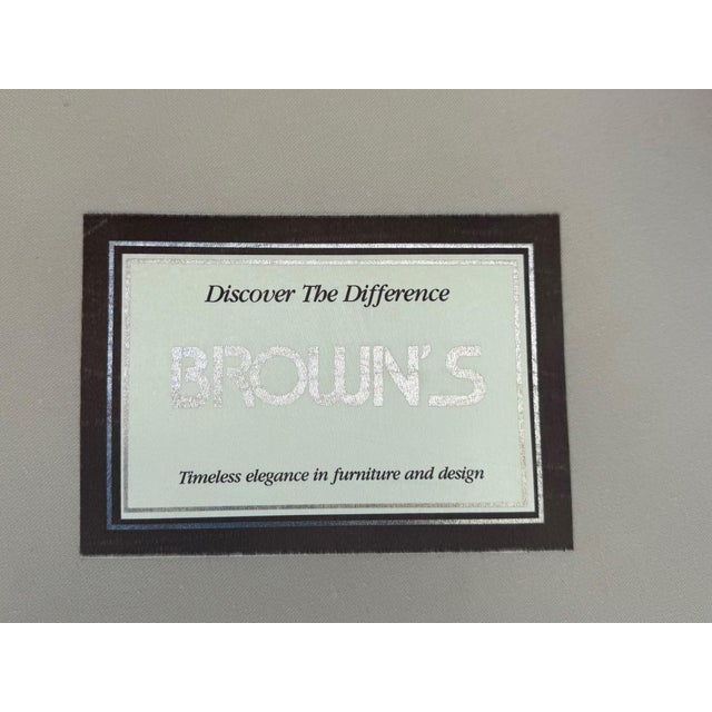 Thayer Coggin Curved Channeled Asymmetric Sofa, Usa 1980s For Sale - Image 9 of 9