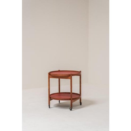Danish Modern Teak Serving Trolley by Hans Bølling, 1960s For Sale - Image 3 of 9