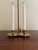 1960s 1960s French Provincial Brass Bouillotte Lamp With Black Tole Shade For Sale - Image 5 of 10
