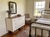 American Antique White Chest of Drawers Dresser With Legs For Sale - Image 9 of 9