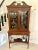 Brown Antique Victorian Mahogany Inlaid Display Cabinet by Edwards & Roberts, London For Sale - Image 8 of 18