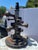 Vintage Industrial Brutalist Crafted Lamp Base Railroad Screws Bolts Modernist Antique Iron Steel For Sale In Portland, OR - Image 6 of 9