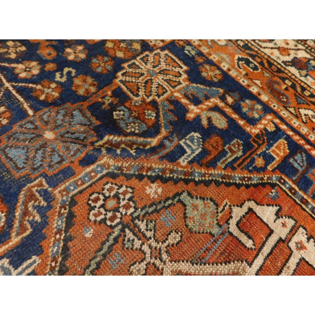 1920s Vintage Hand Knotted Persian Rug - 5'x 3'7" For Sale - Image 4 of 13
