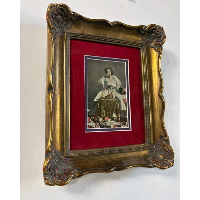 Glass Framed Vintage Novelty Prohibition Postcard For Sale - Image 7 of 11