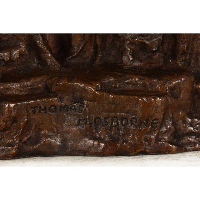 Rare American Bronze Sculpture of Prison Reformer Thomas Mott Osborne For Sale - Image 14 of 18