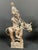 Pair of African Tribal Art Benin Bronze Warrior Figures on Horseback For Sale - Image 4 of 16