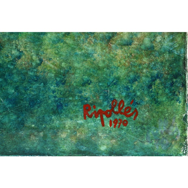 Artist: Juan Garcia Ripolles, Spanish (1932 - ) Title: The Artist I Year: 1970 Medium: Oil on Canvas, signed l.r. Size:...