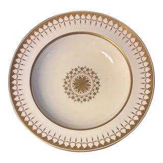 Antique Minton’s for Davis Collamore of New York. Gilded Porcelain Soup Bowls - Set of 6 For Sale