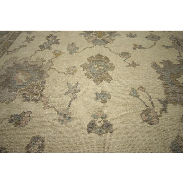 Turkish Oushak Rug - 09'06 X 12'11 For Sale - Image 4 of 8