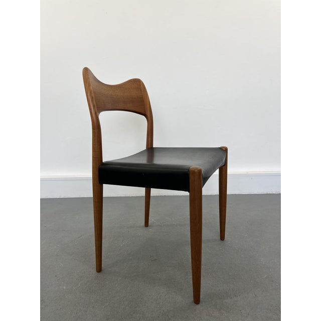 Model 71 Dining Chairs in Teak by Niels O Møller for J.L. Møllers, 1950s, Set of 6 For Sale - Image 15 of 18