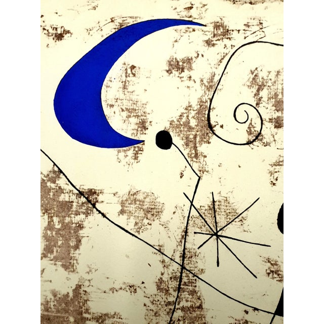 Joan Miro - Moon and Sun - Pochoir 1957 For Sale - Image 6 of 7