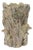 Faux Tree Stump Cement Planter Container 8.5"H For Sale