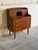 Teak Brown Vanity Desk Secretary Bureau Combo Storage Cabinet Denmark 1960s For Sale - Image 10 of 10