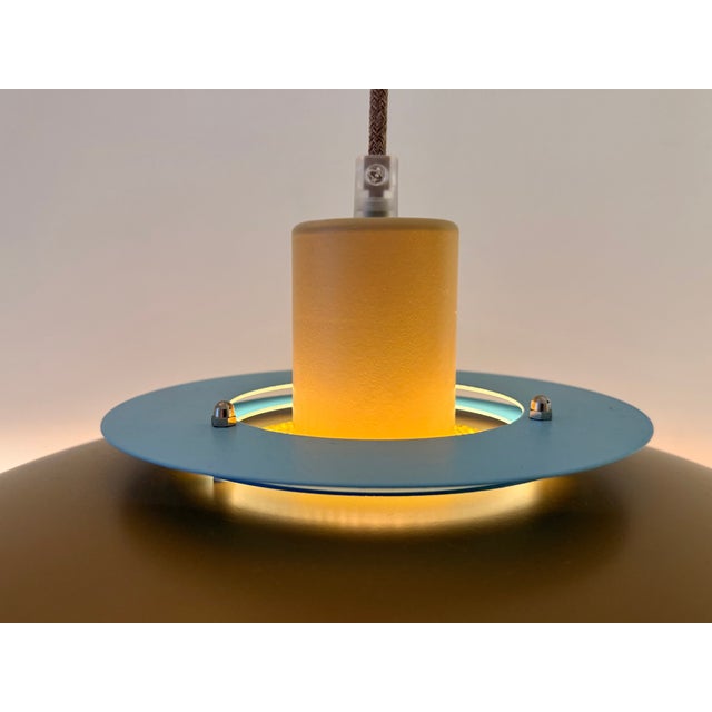 1980s Vintage Bi-Colours Pendant Lamp, Denmark, 1980 For Sale - Image 5 of 16