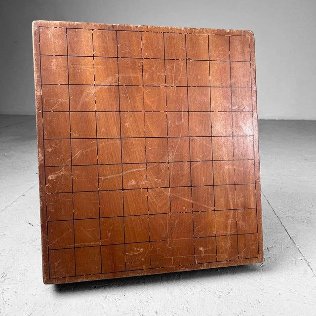 1930s Keyaki Wooden Shogi Game Board, Japan, 1930s For Sale - Image 5 of 9