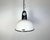 - Vintage Industrial factory light from the 1960s - Made in Ukraine in former Soviet Union - White enamel shade - Bakelite...