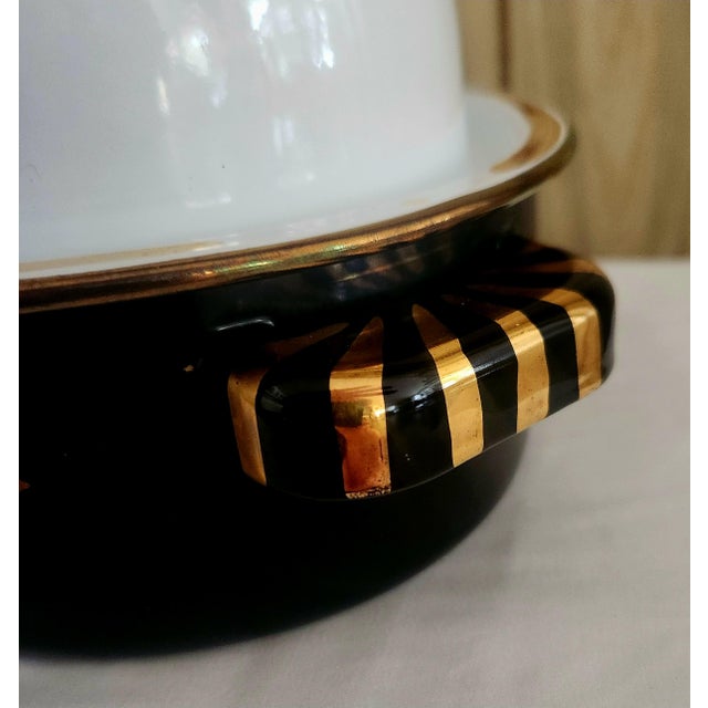 1960s Georges Briard Vintage Enamel Roasting Pan 1960s For Sale - Image 5 of 8