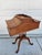 Mahogany Flip Top Side Table With Interior Storage For Sale - Image 4 of 15