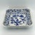 Zwiebelmuster "Blue Onion" 9-Inch Square Blue and White Vegetable Bowl Vintage For Sale - Image 4 of 17