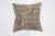Industrial Traditional Antique Patchwork Rug Pillow For Sale - Image 3 of 3