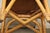 Vintage Bamboo Style Rattan Chair With Tweed Seat For Sale - Image 11 of 11