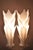 Mid 20th Century Rougier White Acrylic Lucite Tulip Flower Leaf Mid Century Table Lamps - A Pair For Sale - Image 12 of 12