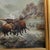 19th C Scottish Highland Cattle Oil on Canvas Painting Framed For Sale In Raleigh - Image 6 of 10