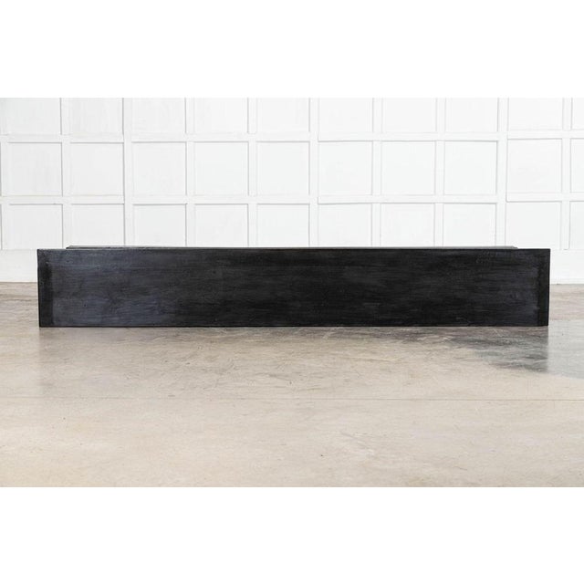 Large French Ebonised Fruitwood Dresser Base, 19th Century For Sale - Image 9 of 17