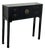 Asian Black Console Cabinet For Sale