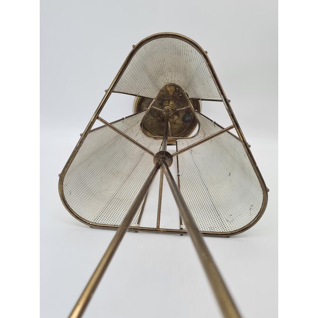 Metal Umbrella Stand in the style of Mathieu Matégot, France, 1950s For Sale - Image 7 of 11