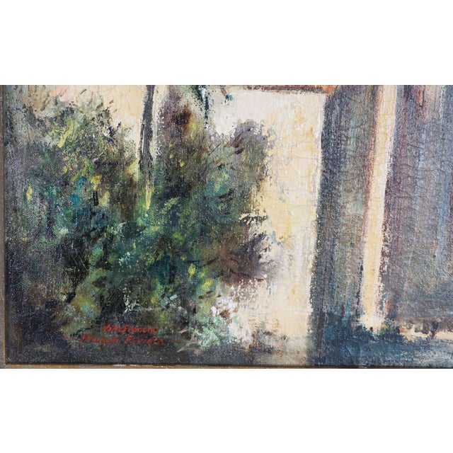 Mid Century French Riviera - Villafranche Sur Mer Provence by G Cunningham For Sale - Image 4 of 7