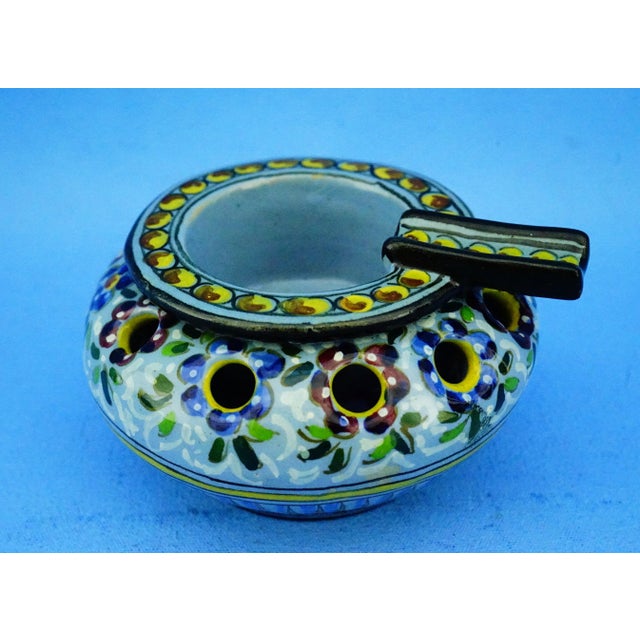 Mid-Century Modern Vintage Ceramic Ashtray by Molaroni Pesaro, Italy, 1900 For Sale - Image 3 of 18