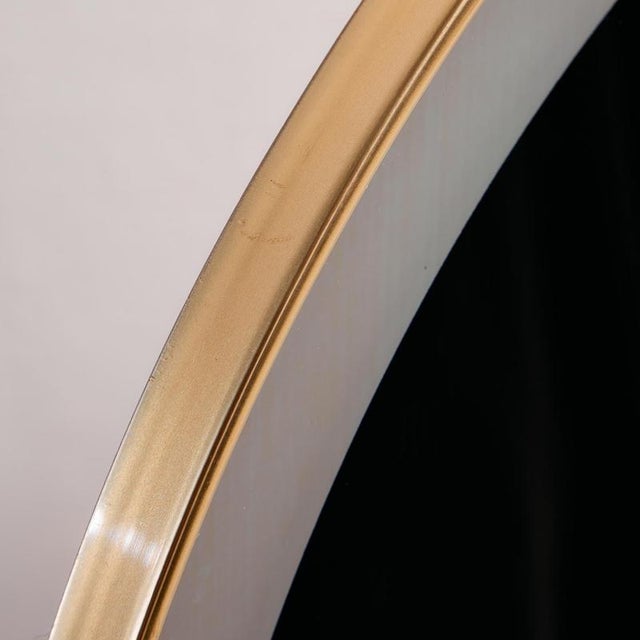 Vintage Metal Framed Mirror, 1970s For Sale - Image 10 of 12