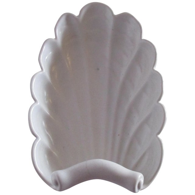 Vintage White Abington Art Deco Style Pottery Decorative Bowl For Sale In Tampa - Image 6 of 7