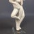 Vintage Ceramic Sculpture of Couple in Love with Glass Base, 1970s For Sale - Image 13 of 16