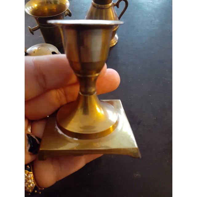 1960s Vintage Lot of Brass Collectibles- 4 Pieces For Sale - Image 5 of 8